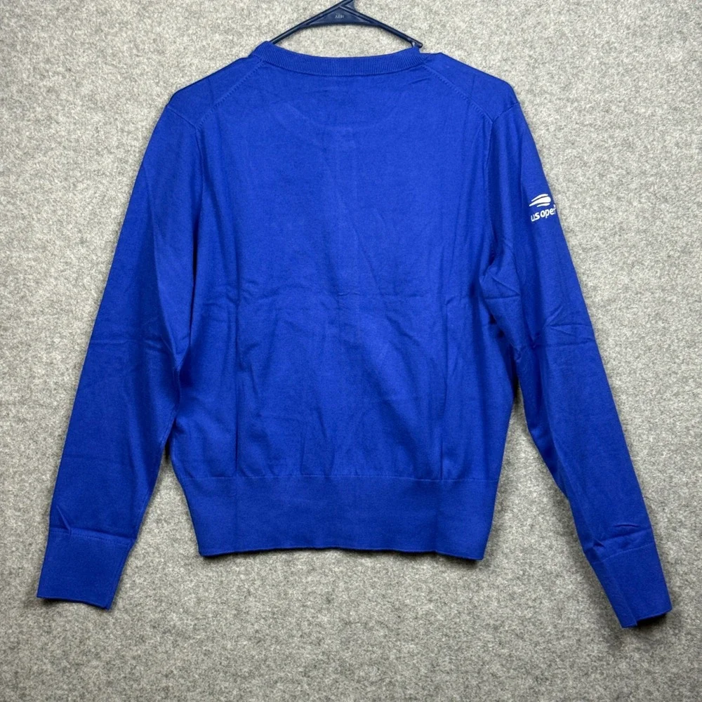 Polo Ralph Lauren Womens Blue US Open Cardigan Sweater Button Front Size L - Picture 7 of 11